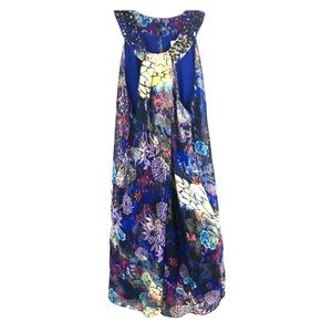 Eci dress gold thread